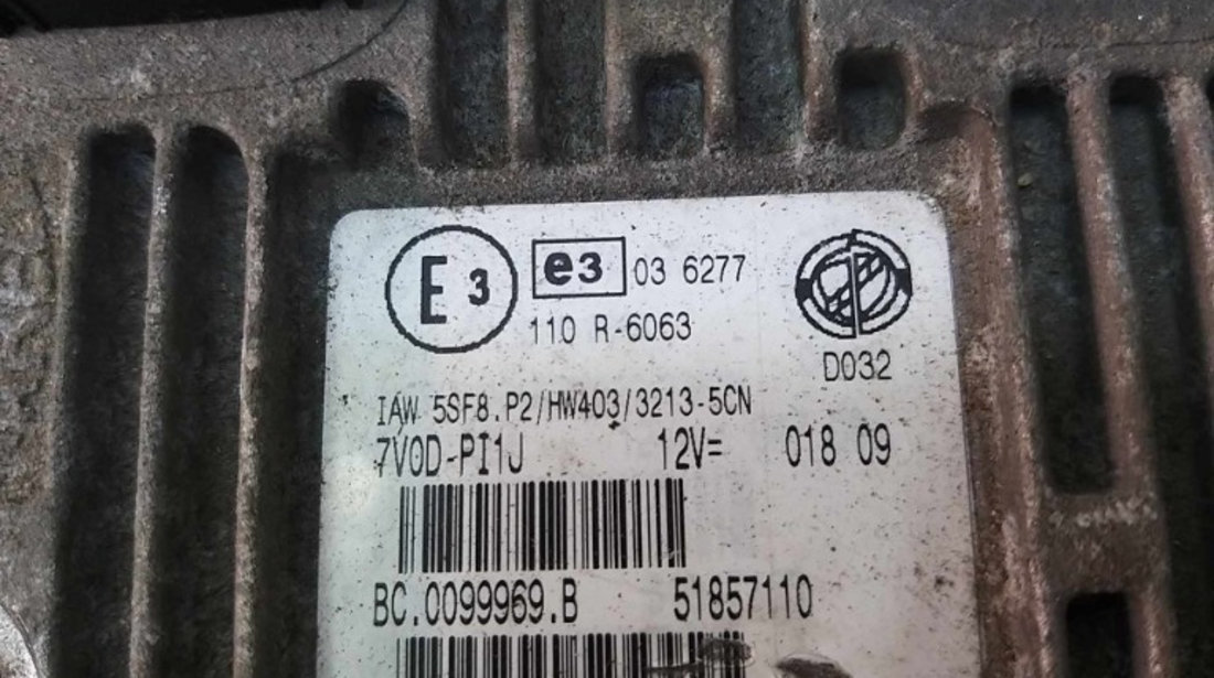 Ecu calculator motor 1.4 b fiat grande punto 199 51857110 bc0099969b