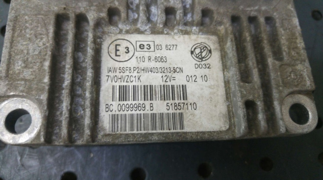 Ecu calculator motor 1.4 b fiat grande punto 199 iaw5sf8p2 bc0099969b 51857110