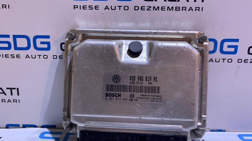 ECU / Calculator Motor 1.9TDI BSW 77KW 105CP Skoda Fabia 2 2007 - 2014 Cod Piesa : 038 906 019 NS / 038906019N