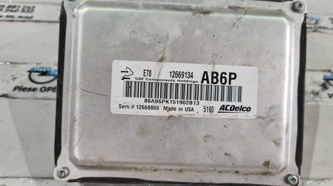 Ecu calculator motor 12669134 AB6P AG Delco E78 Opel Corsa E 1.4 i