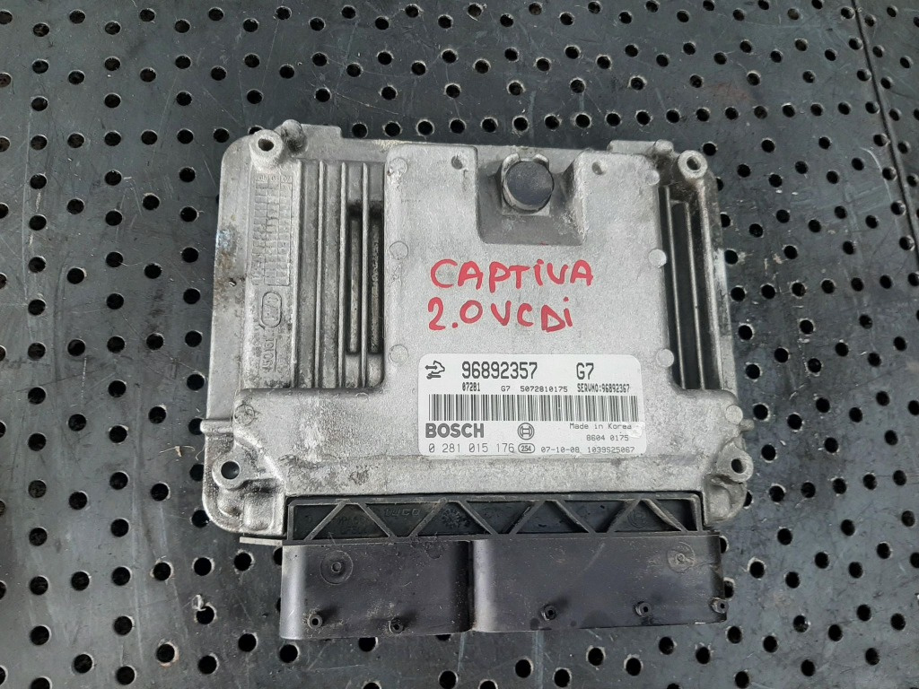 Ecu calculator motor 2.0 vcdi z20s1 chevrolet captiva 96892357 0281015176