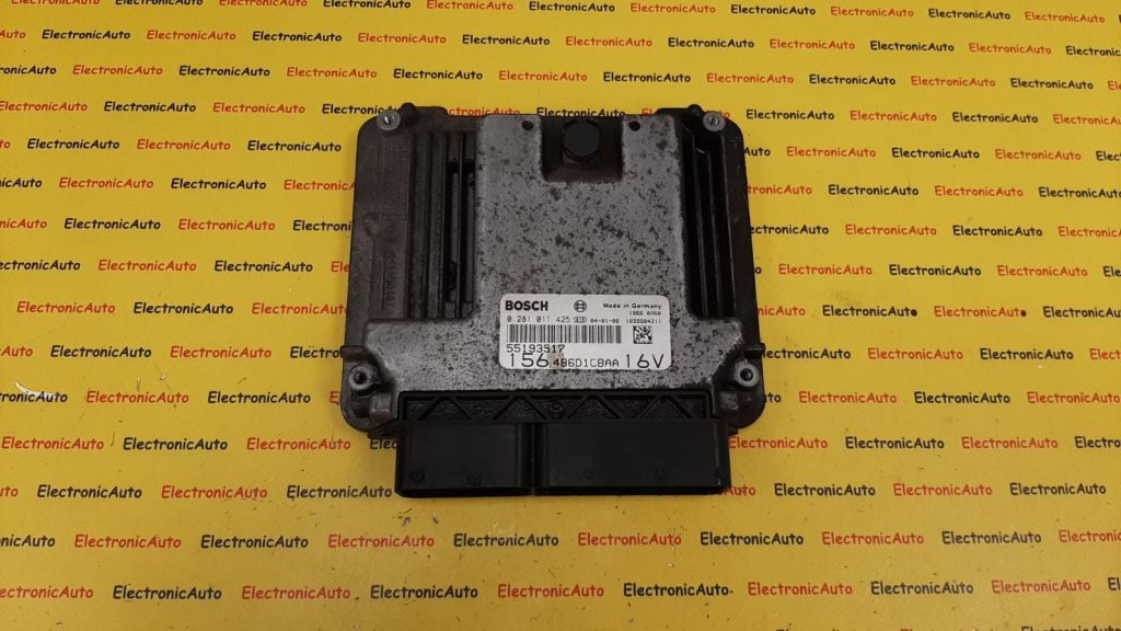 ECU Calculator motor Alfa Romeo 1.9JTD, 55193517, 0281011425,