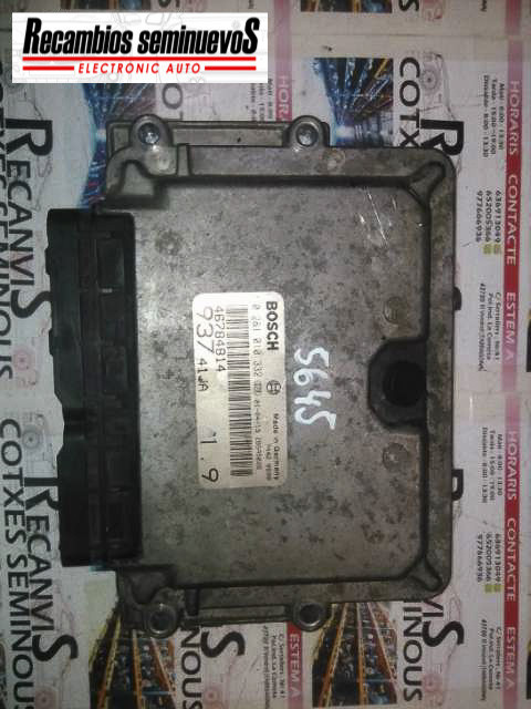 ECU Calculator Motor ALFA ROMEO 147, 0281010332, 55185365, 93741AAA,