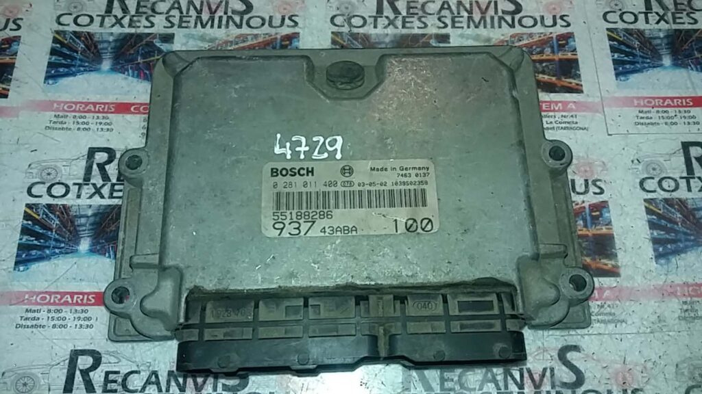 ECU Calculator Motor ALFA ROMEO 147, 0281011400, 55188286,