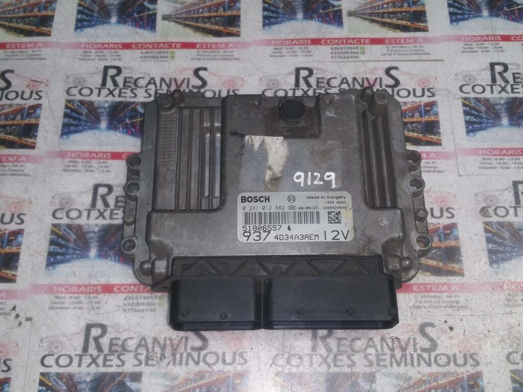 ECU Calculator Motor ALFA ROMEO 147, 0281012882, 51806557, 9374D34A3AEM,