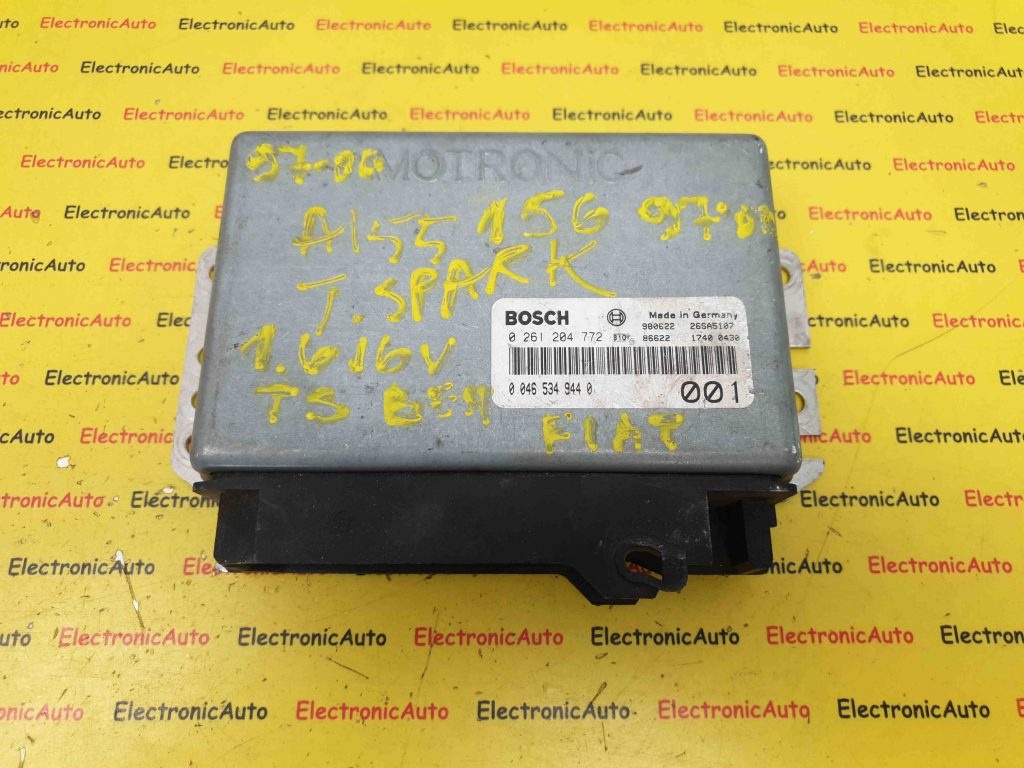 ECU Calculator Motor Alfa Romeo 156 1.6, 0261204772, 00465349440