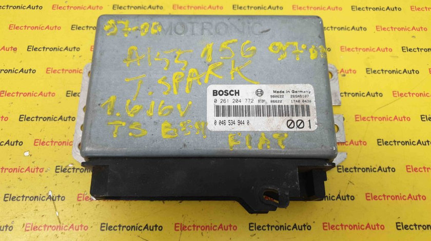 ECU Calculator Motor Alfa Romeo 156 1.6, 0261204772, 00465349440