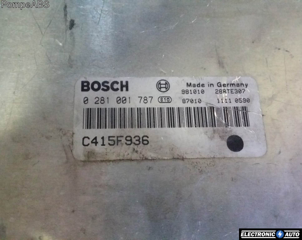 ECU Calculator motor Alfa Romeo 166 2.4JTD 0281001787, C415F936