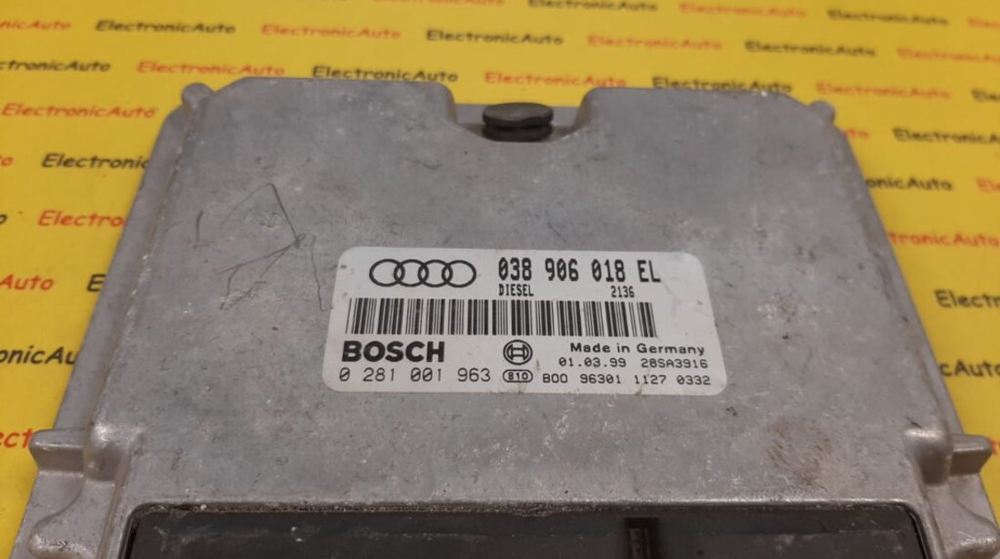 ECU Calculator motor Audi 038906018EL, 0281001963