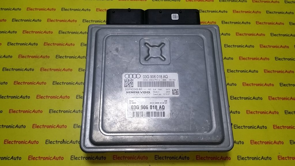 ECU Calculator motor Audi 2.0TDI, 03G906018AQ, 5WP45549AH,