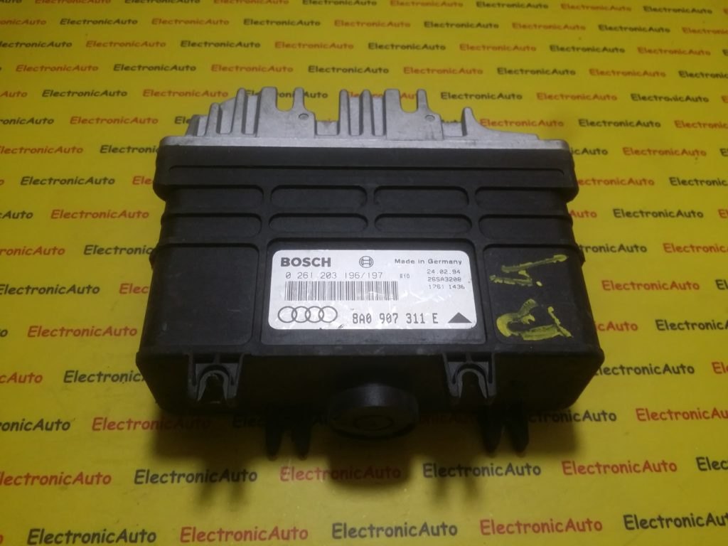 ECU Calculator motor Audi 80 0261203196/197, 8A0907311E