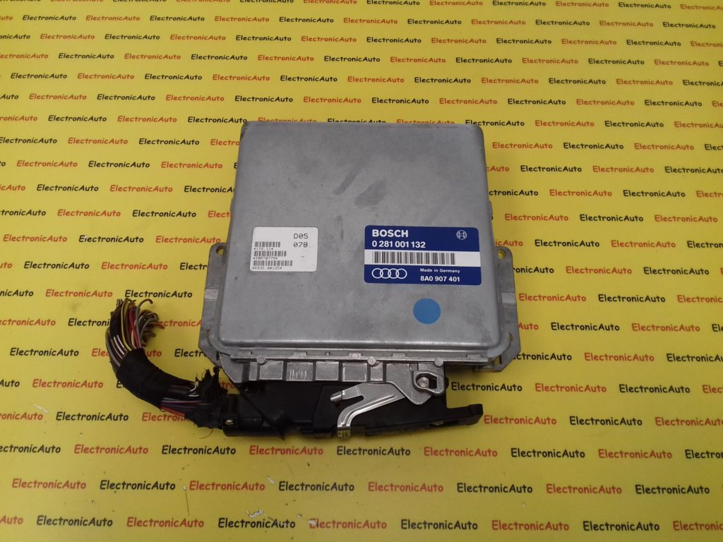 ECU Calculator Motor Audi 80 1.9, 0281001132, 8A0907401