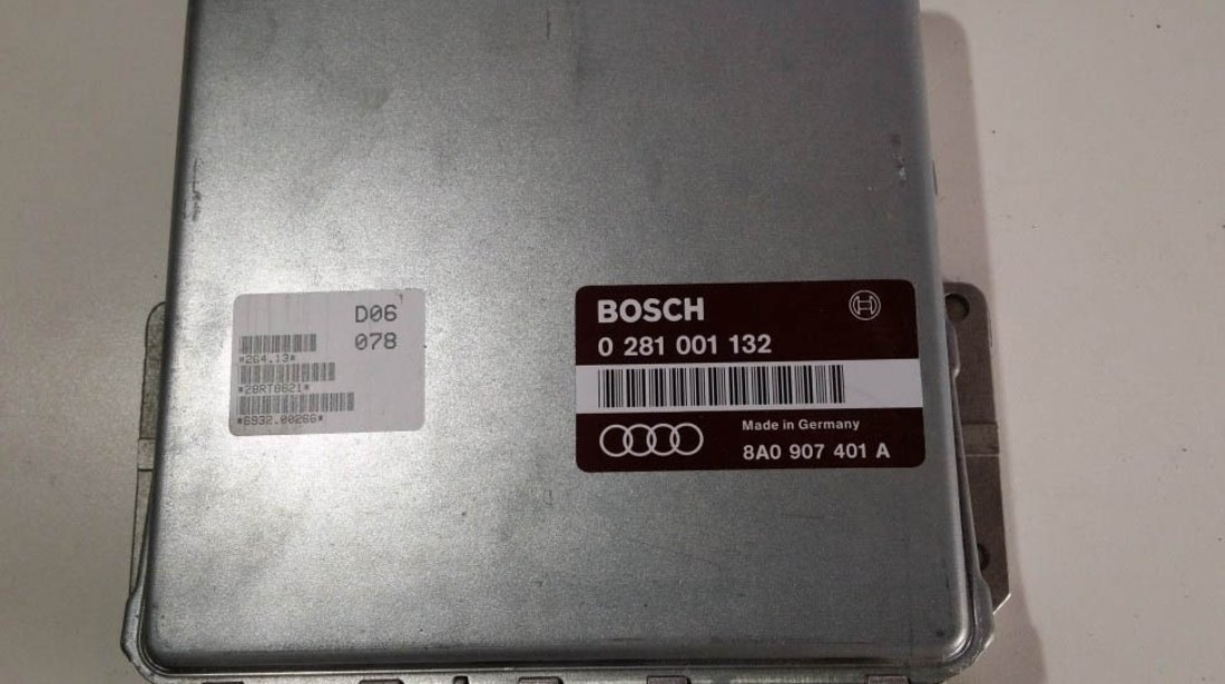 ECU Calculator motor Audi 80 1.9 0281001132, 8A0907401A