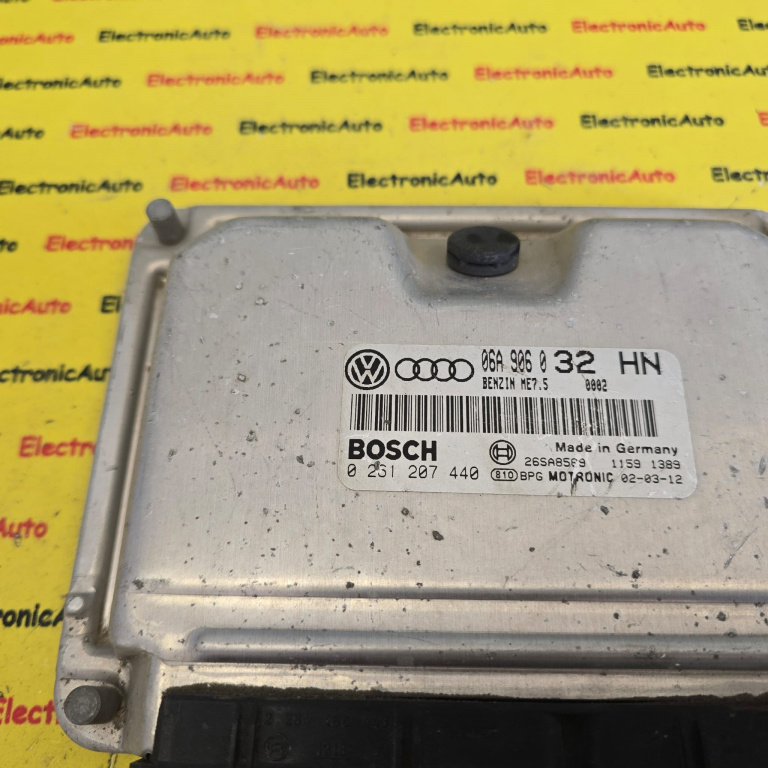ECU Calculator motor AUDI A3, 0261207440, 06A906032HN,