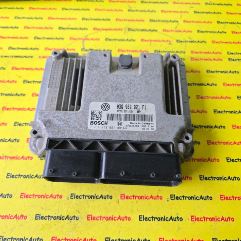ECU Calculator motor AUDI A3, 0281013091, 03G906021FJ,