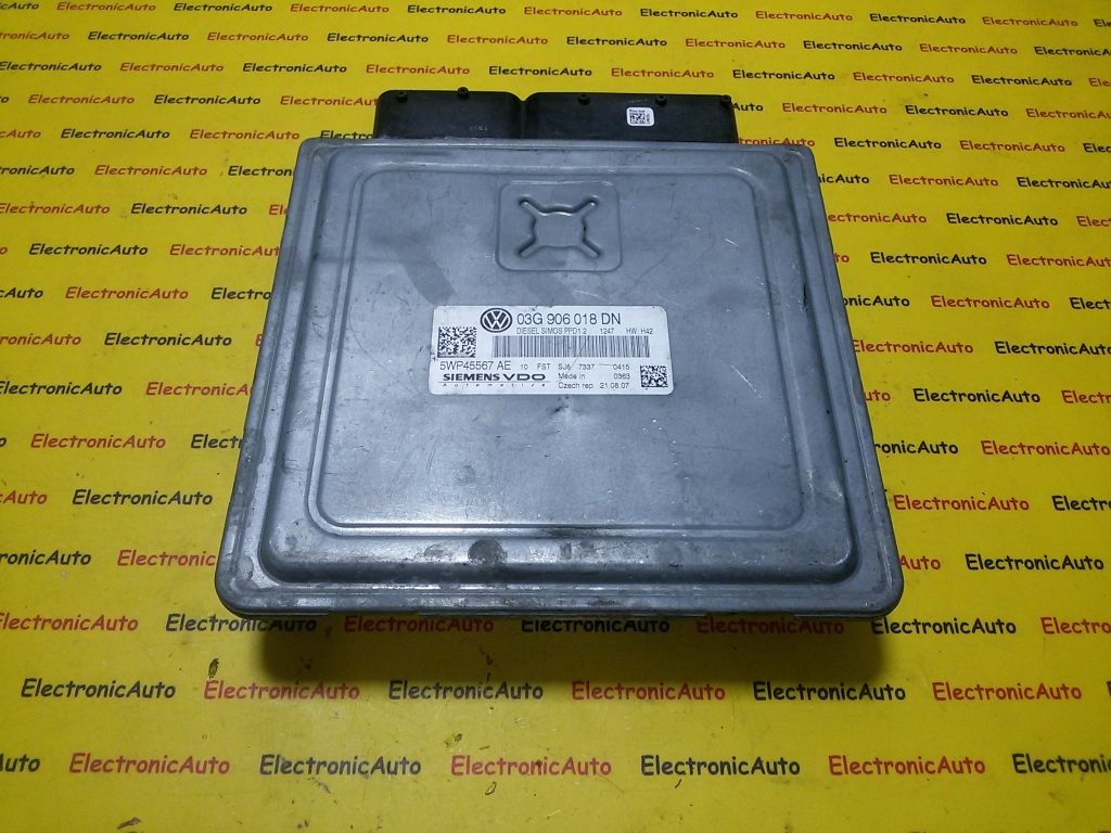 ECU Calculator motor Audi A3 03G906018DN, 5WP45567AE