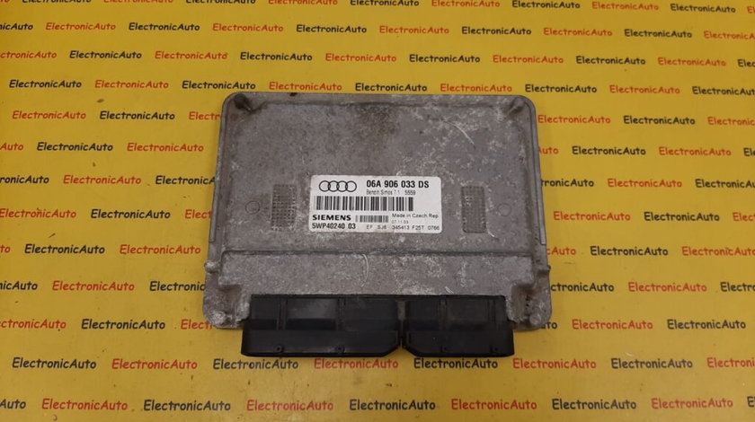 ECU Calculator motor Audi A3 1.6 06A906033DS, 5WP40240