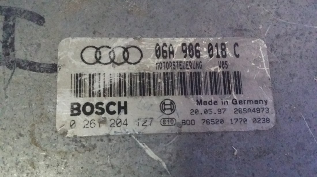 ECU Calculator motor Audi A3 1.8 0261204127 M3.8.2