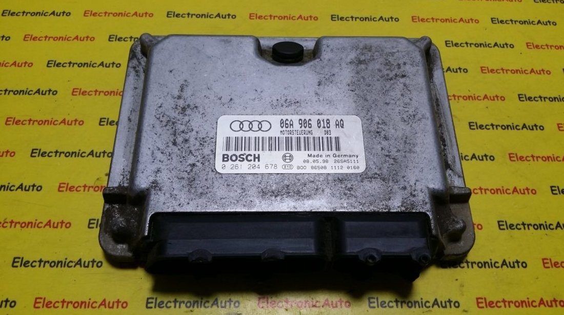 ECU Calculator motor Audi A3 1.8T 0261204678, 06A906018AQ