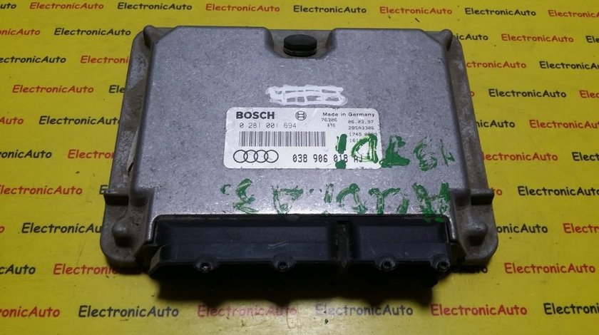 ECU Calculator motor Audi A3 1.9 tdi 0281001694, 038906018AJ