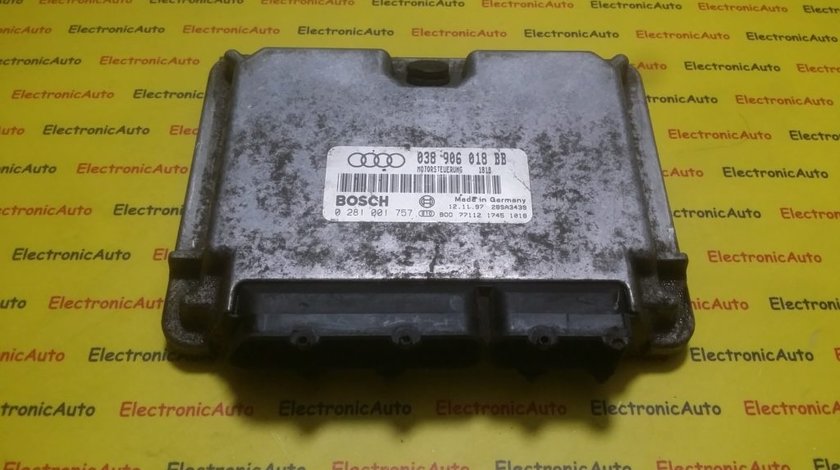 ECU Calculator motor Audi A3 1.9 tdi 0281001757, 038906018BB