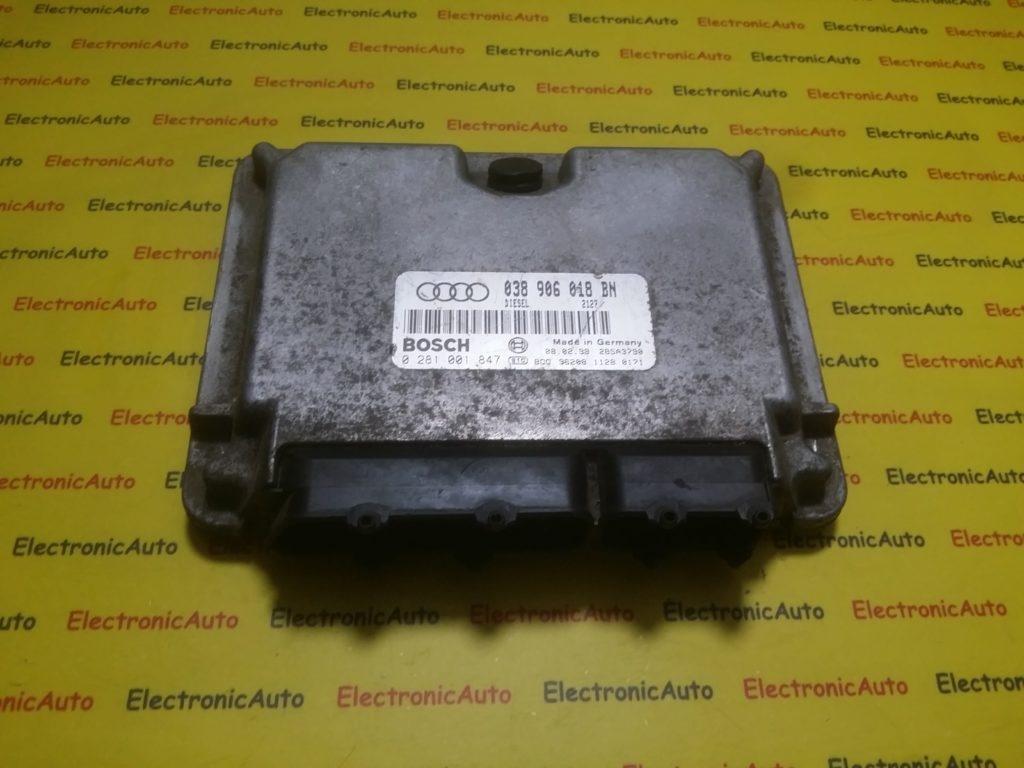ECU Calculator motor Audi A3 1.9 tdi 0281001847, 038906018BN