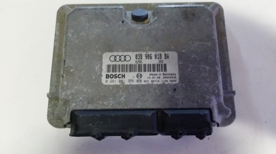 ECU Calculator motor Audi A3 1.9TDI 0281001756 038906018BA