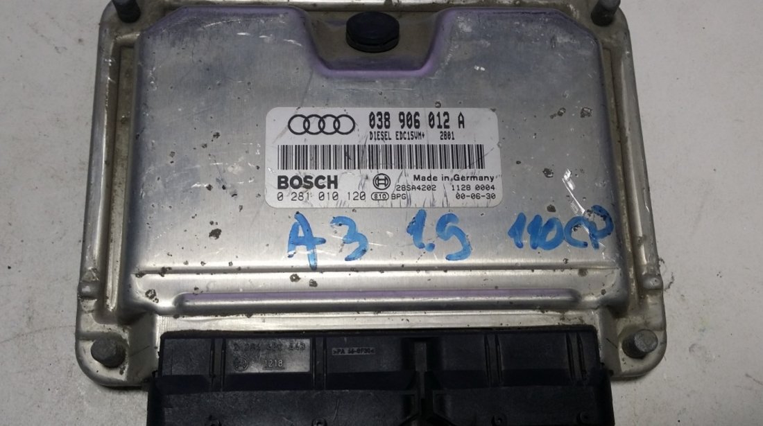 ECU Calculator motor Audi A3 1.9TDI 0281010120