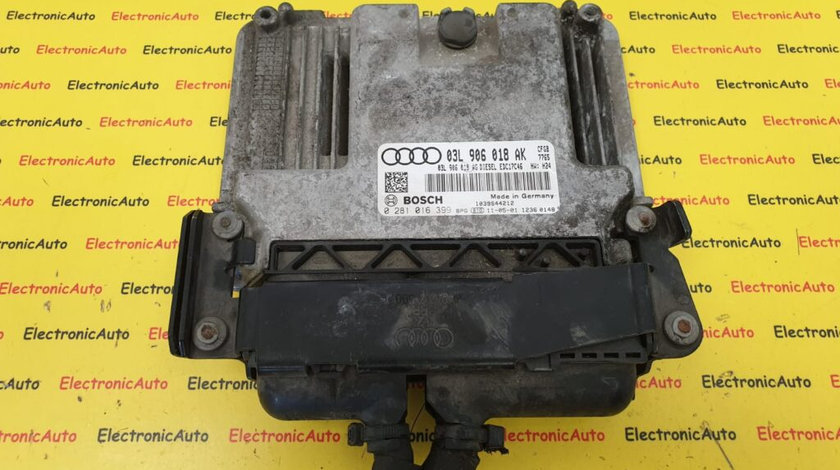 ECU Calculator Motor Audi A3 2.0TDi, 0281016399, 03L906018AK, EDC17C46