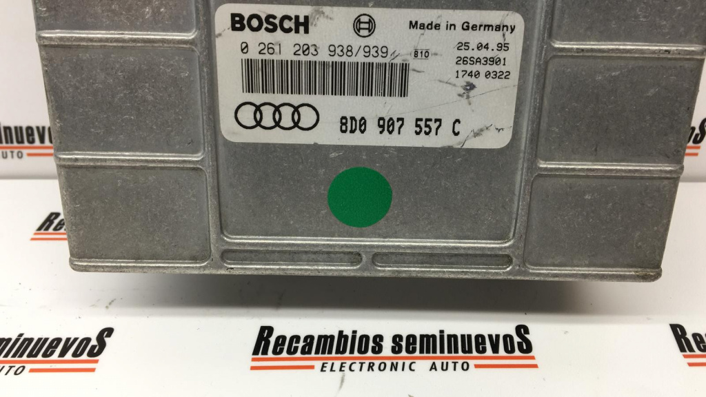 ECU Calculator Motor AUDI A4 0261203938 939, 0261203938939, 8D0907557C,