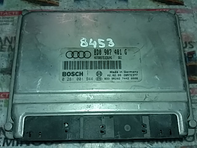 ecu Calculator Motor AUDI A4, 0281001944, 8D0907401G,