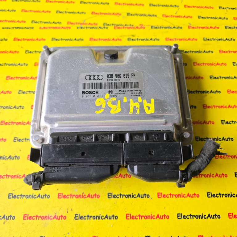 ECU Calculator Motor AUDI A4, 0281010669, EDC15P+, 038906019FN,