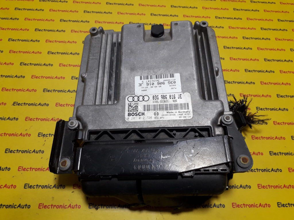 ECU Calculator motor Audi A4, 0281012726, 03G906016JE,