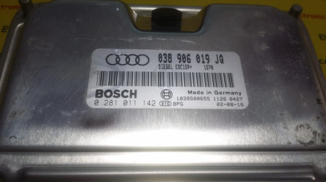 ECU Calculator motor Audi A4 038906019JQ, 0281011142