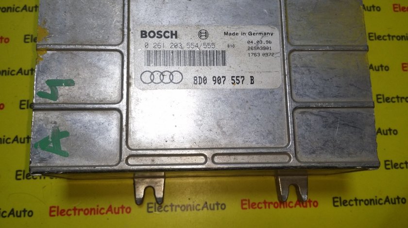 ECU Calculator motor Audi A4 1.6 0261203554/555 8D0907557B