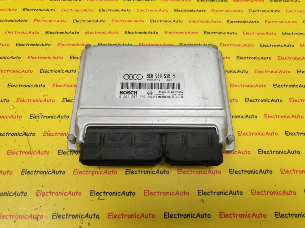 ECU Calculator Motor Audi A4 1.8, 0261207779, 8E0909518N, ME7.5