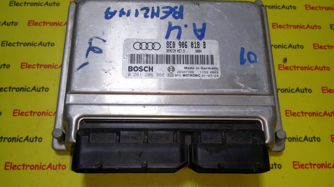 ECU Calculator motor Audi A4 1.8T 0261206868 8E0906018B