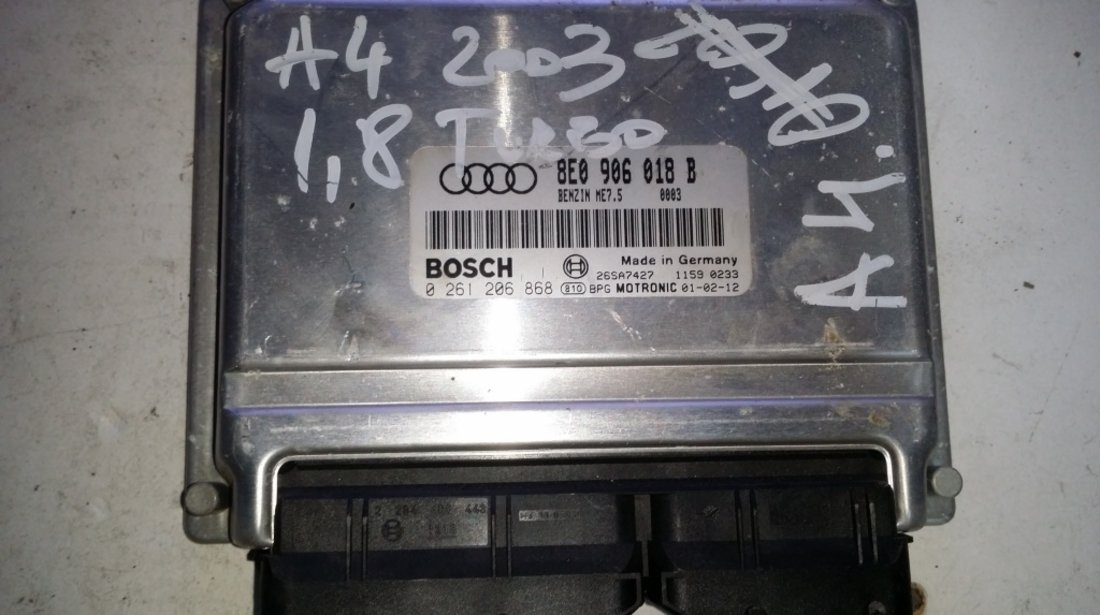 ECU Calculator motor Audi A4 1.8T 0261206868 8E0906018B