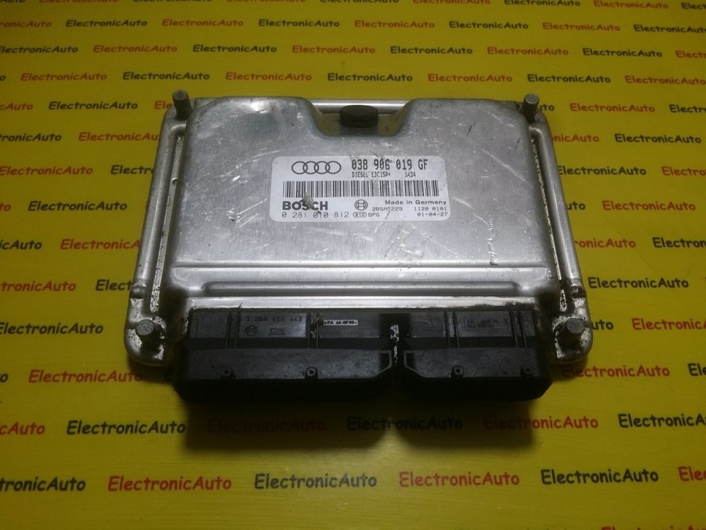 ECU Calculator motor Audi A4 1.9 tdi 0281010812, 038906019GF