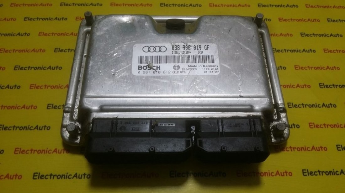 ECU Calculator motor Audi A4 1.9 tdi 0281010812, 038906019GF