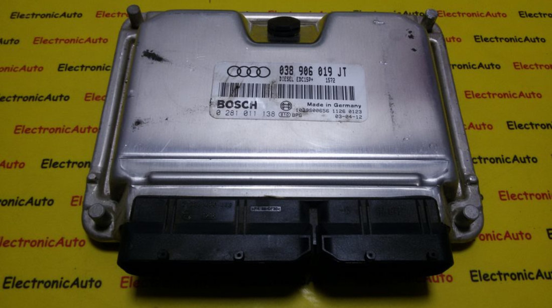 ECU Calculator motor Audi A4 1.9 tdi 0281011138, 038906019JT