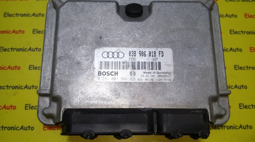 ECU Calculator motor Audi A4 1.9TDI 0281001966