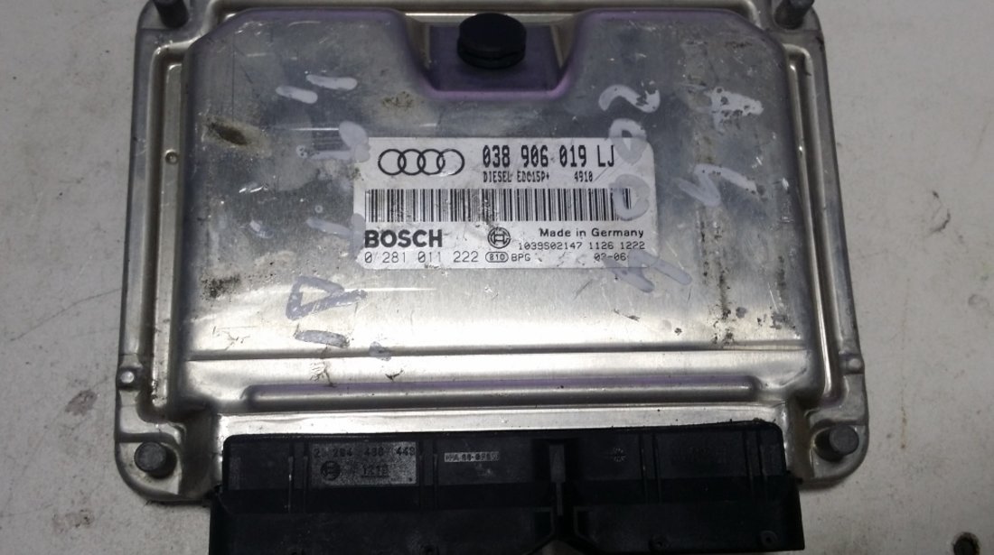 ECU Calculator motor Audi A4 1.9TDI 0281011222 038906019LJ