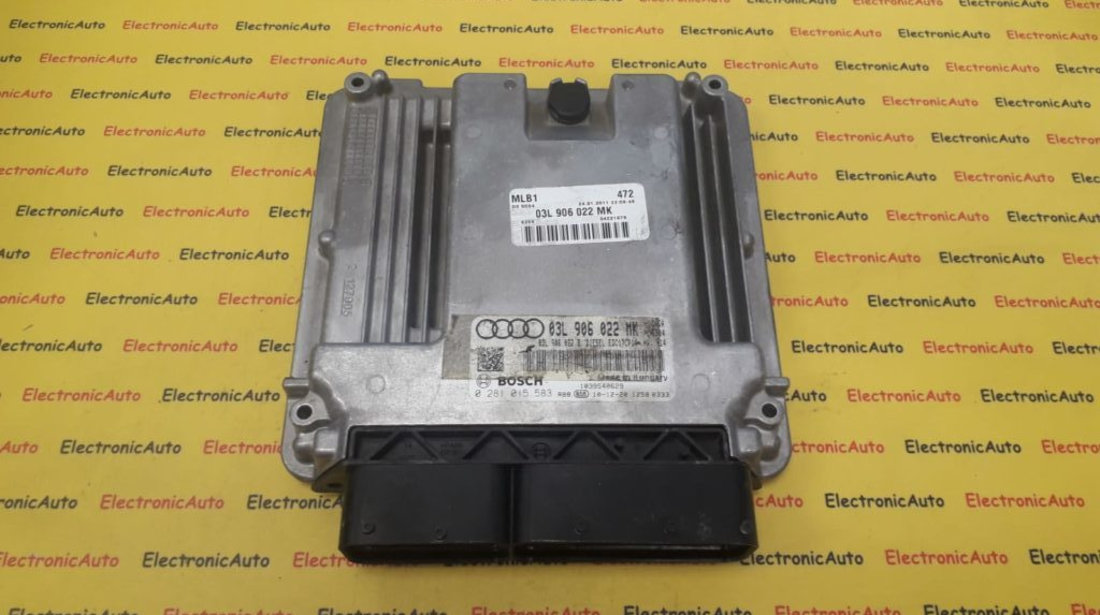 ECU Calculator motor Audi A4 2.0TDI 0281015583, 03L906022MK