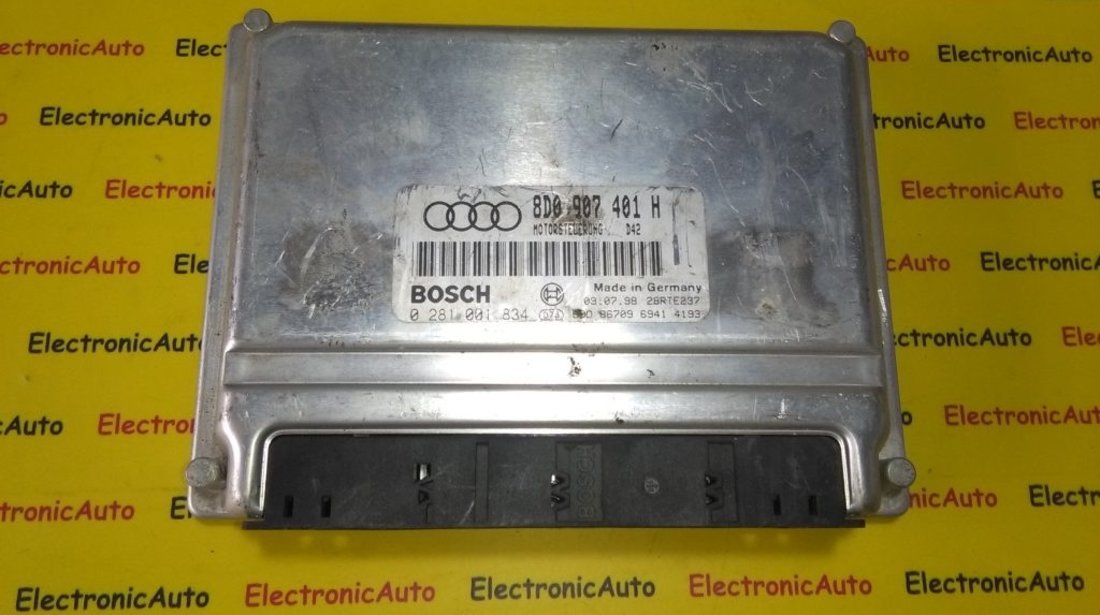 ECU Calculator motor Audi A4 2.5 tdi 0281001834, 8D0907401H