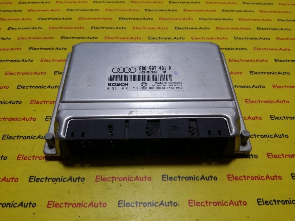 ECU Calculator motor Audi A4 2.5 tdi 0281010158, 8D0907401P