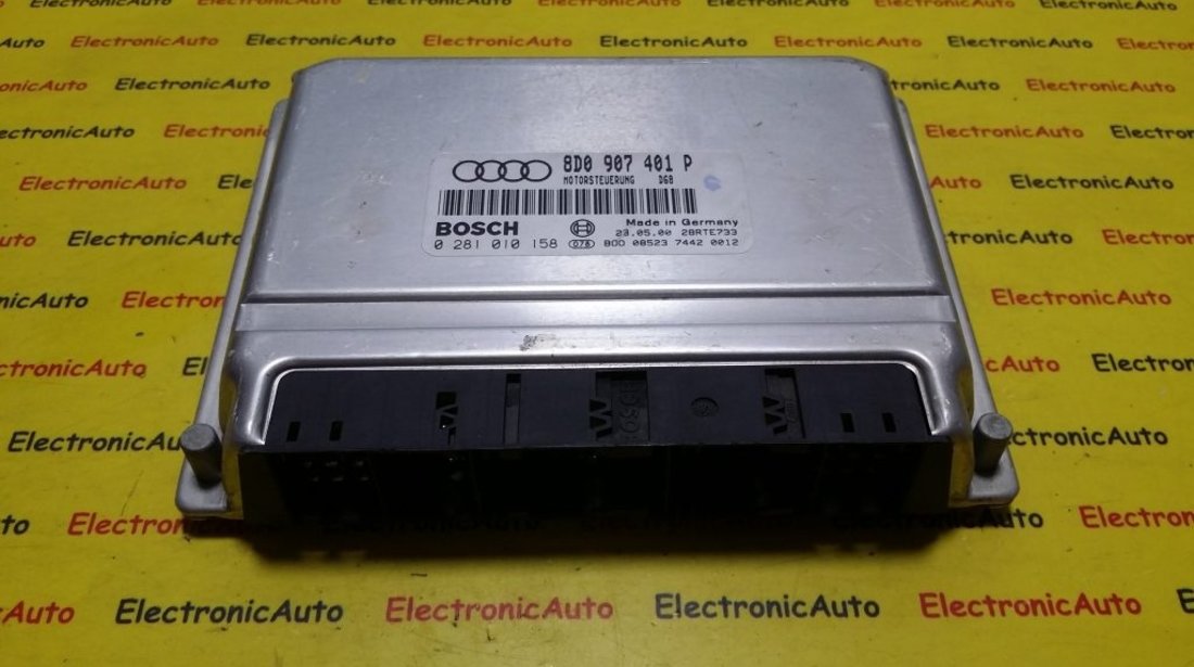 ECU Calculator motor Audi A4 2.5 tdi 0281010158, 8D0907401P