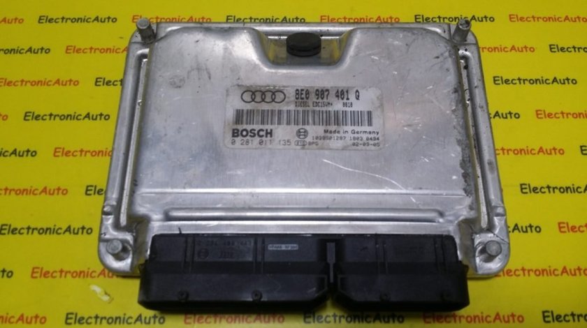 ECU Calculator Motor Audi A4 2.5 TDI, 0281011135, 8E0907401Q