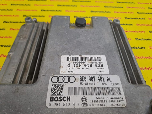 ECU Calculator motor Audi A4 2.7 TDI 8E0907401AL, 0281012917
