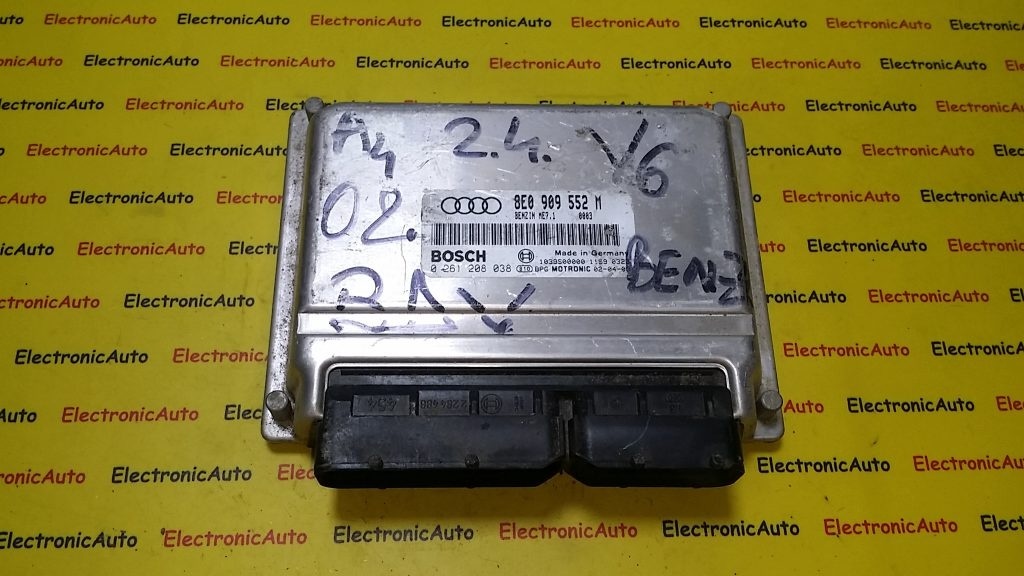 ECU Calculator motor Audi A4 8E0909552M, 0261208038